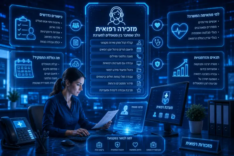 קורס מזכירות רפואית